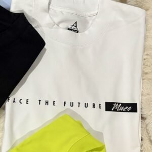 Face The Future Tee — White (Muzé Edition)