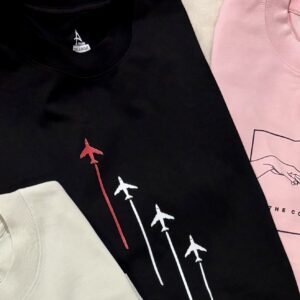 Flight Formation Tee — Jet Black