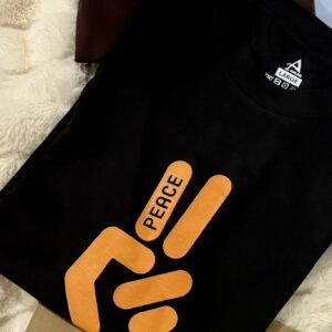 Peace Tee — Jet Black